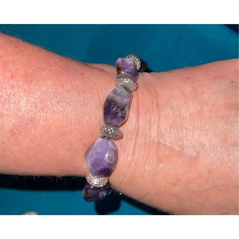 Natural Amethyst Bracelet